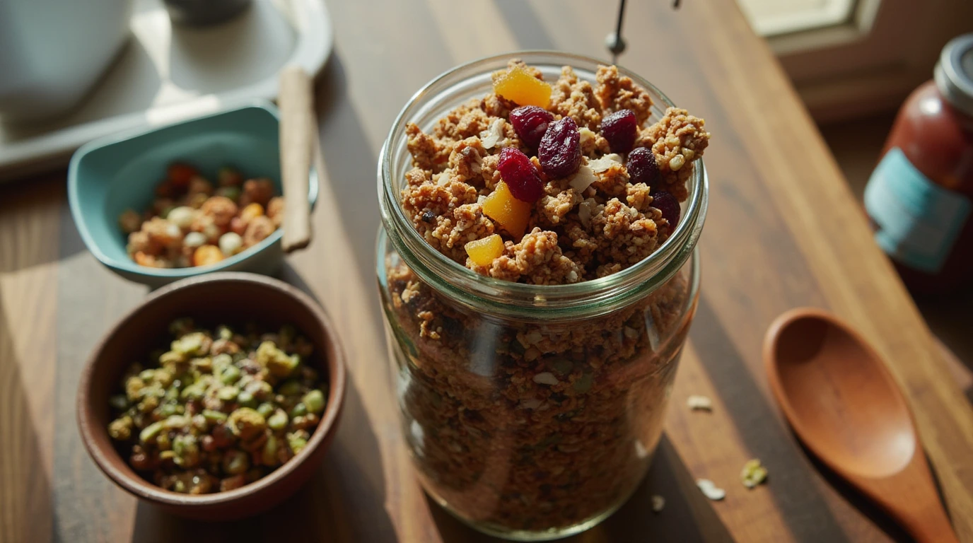 Gluten Free Granola Jar Without Oats