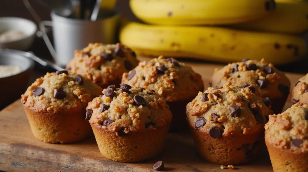 Gluten free banana bread muffins