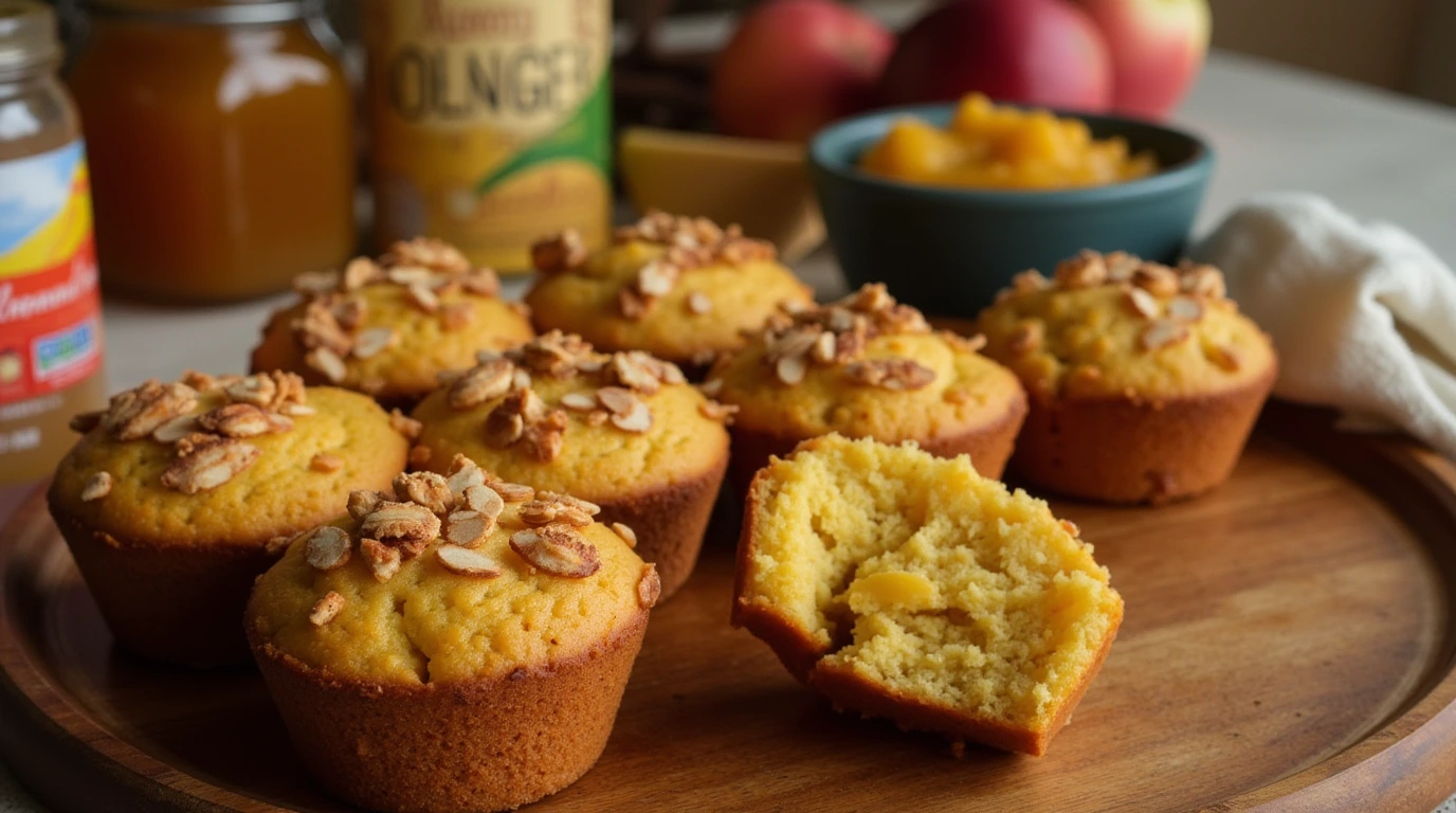 Gluten free cornbread muffins with almond flour