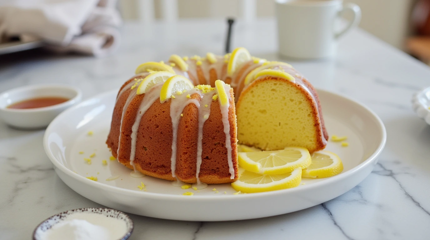 Gluten free lemon pound cake